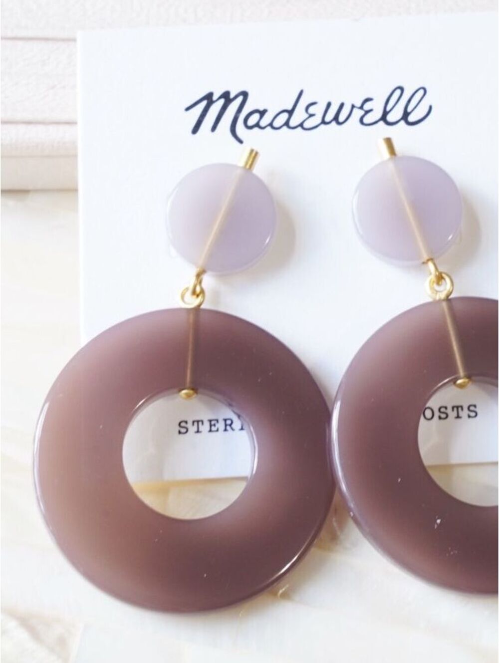 Madewell Circle Statement Earrings - Picture 4 of 4
